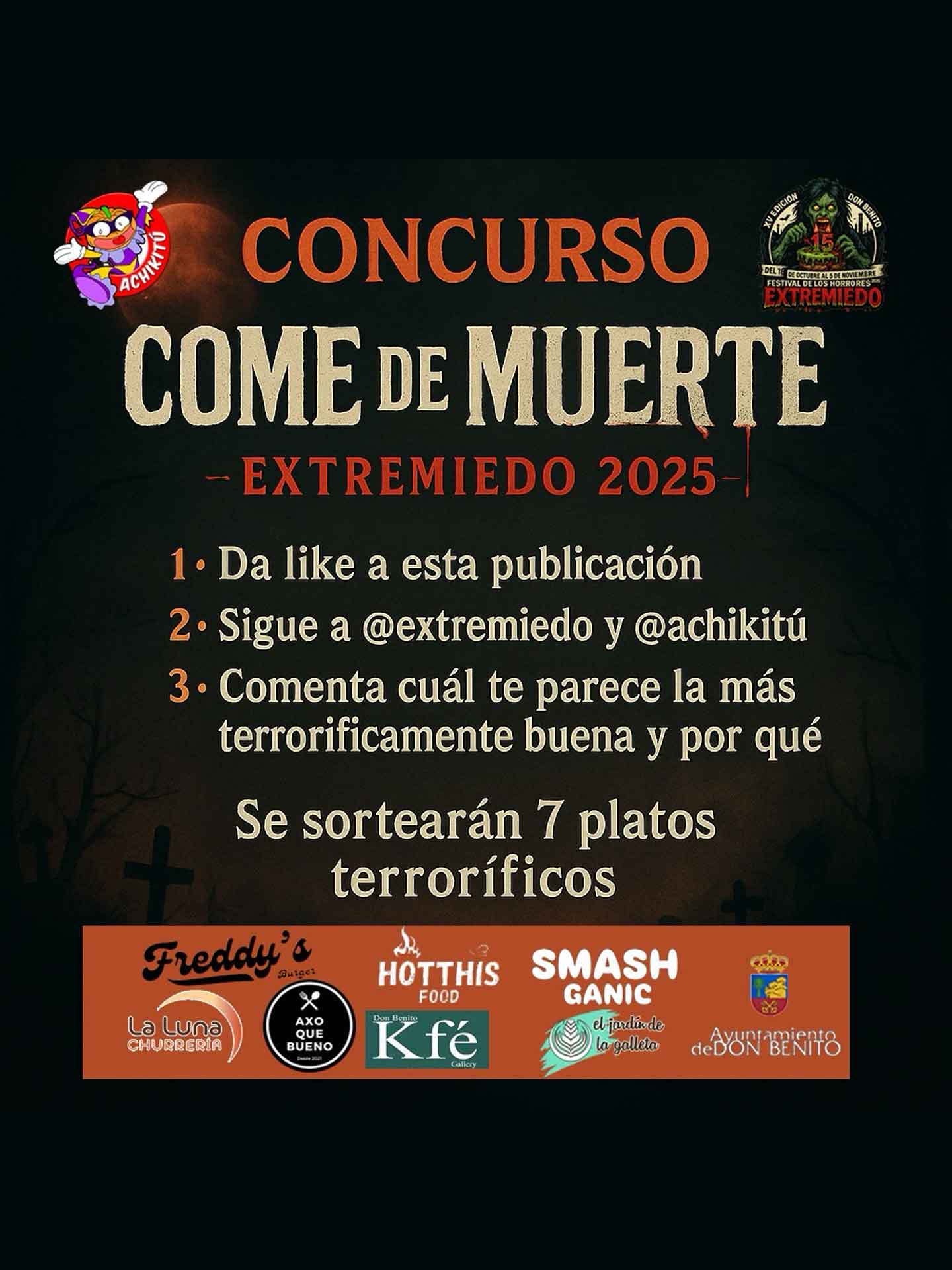 CONCURSO COME DE MUERTE – EXTREMIEDO 2025